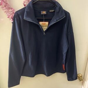 🆕 Route Navy blue quarter zip fleece size large